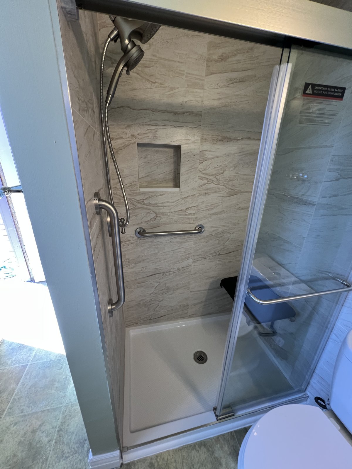After - Brand new shower installation Aurora CO